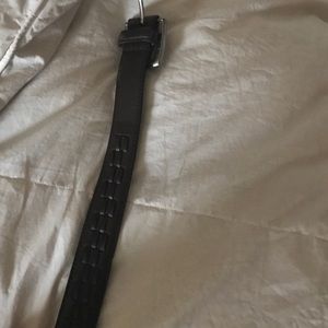 Brown leather belt
