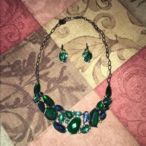 Lia Sophia Necklace & Earring Set