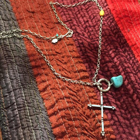 Lucky Brand Cross Necklace 💠NEW without tag. - Picture 2 of 4