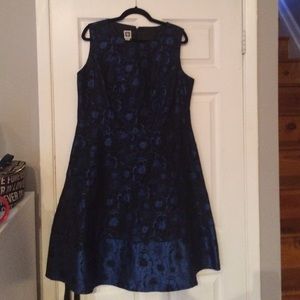 Floral fit and flare dress
