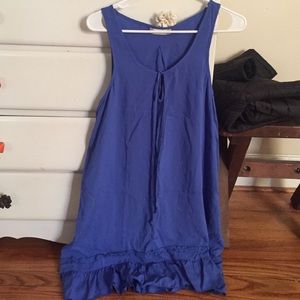 Blue altar'd state tunic dress