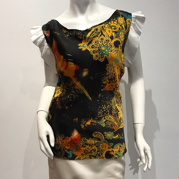 Calvin Tran original silk top - Picture 1 of 3