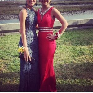 Red prom dress