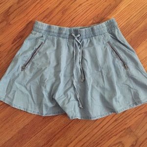 Fabletics blue mini skirt