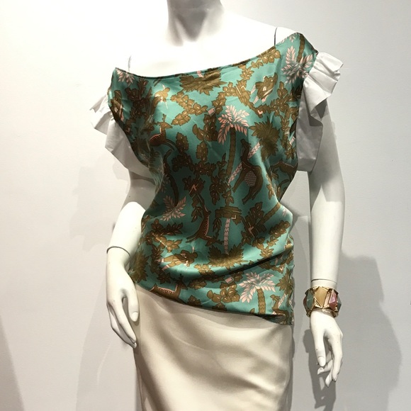 Calvin Tran silk top - Picture 1 of 3