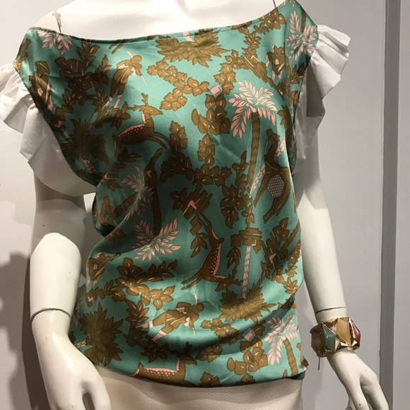 Calvin Tran silk top - Picture 2 of 3