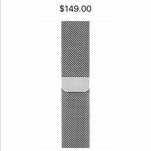 Apple brand Apple Watch Milanese steel band 38mm