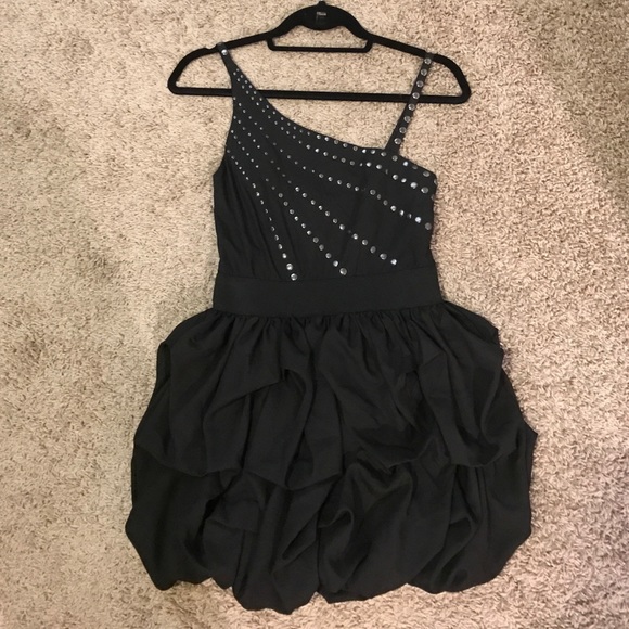 Black bubble minidress - Picture 2 of 2