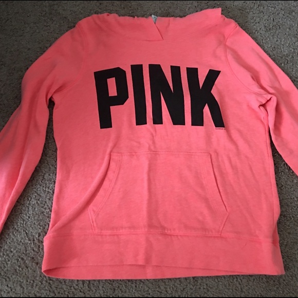 Pink hoodie S fits XS