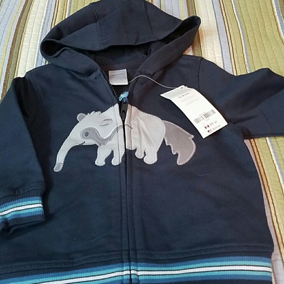Gymboree zip hooded sweatshirt