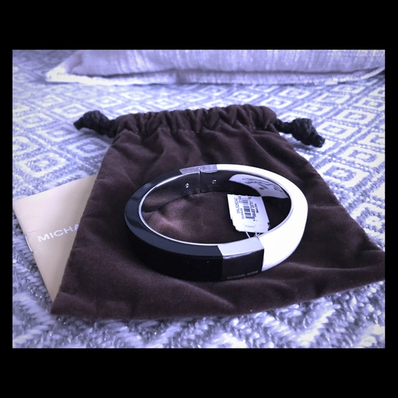 MK black & white bracelet