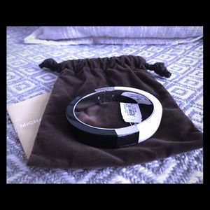 MK black & white bracelet