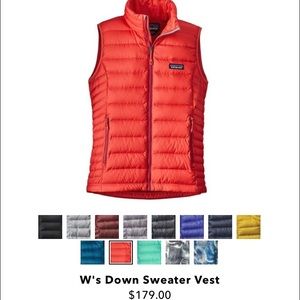 Patagonia Women's Down Sweater Vest