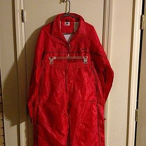 Red Nike Jump Suit