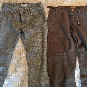 Set of TWO Free People Capri pants