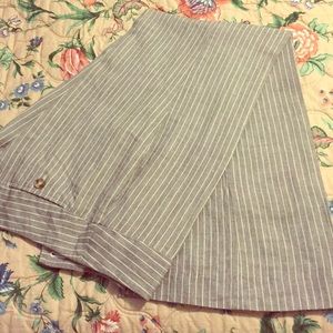 Gray striped Michael Kors dress pants