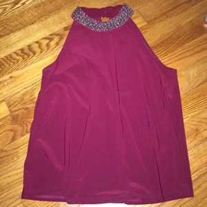 Charlotte Russe tank, high neckline