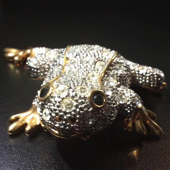 Fashion Jewelry | 3 1/2" XLarge Frog Pin - Picture 4 of 6