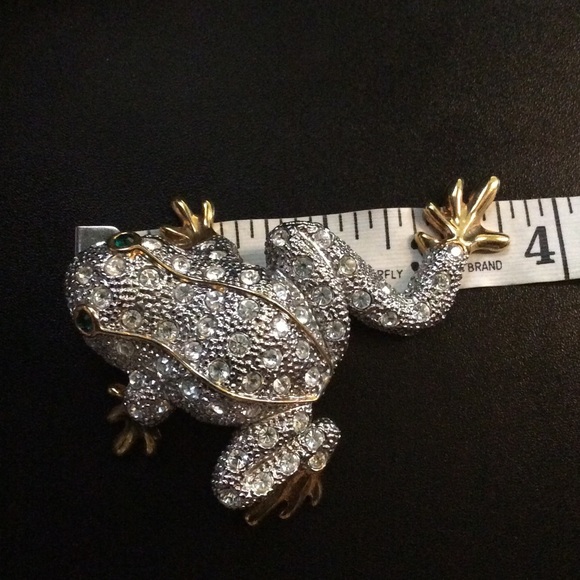 Fashion Jewelry | 3 1/2" XLarge Frog Pin - Picture 6 of 6