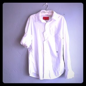 Z Spoke by Zac Posen crisp white shirt tunic