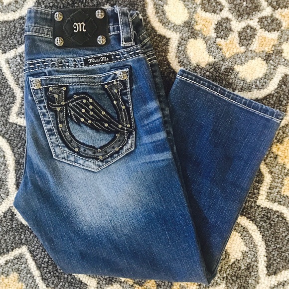 Miss Me cropped jeans