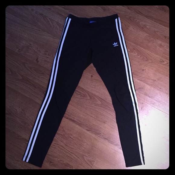 Adidas striped leggings
