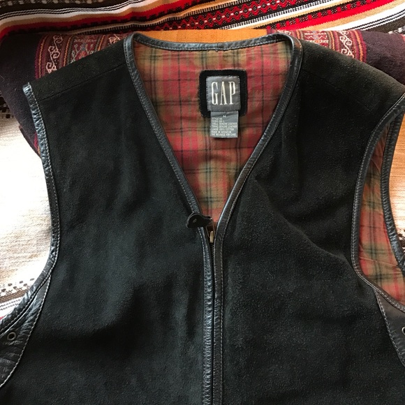 GAP suede men's vest.