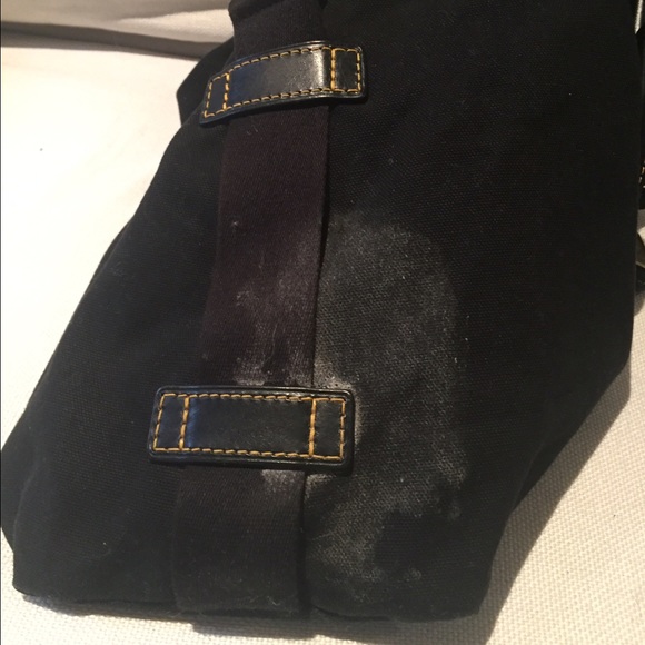 Dooney & Bourke black canvas bag / satchel - Picture 3 of 4