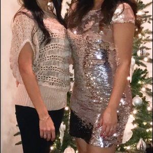 Gianni Bini Sequin Sheath Dress Size Medium