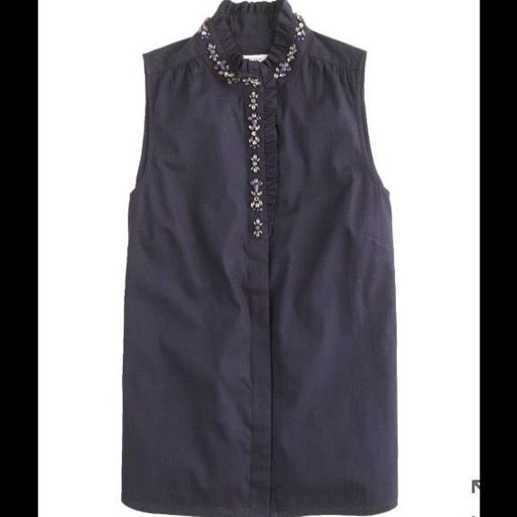 J crew rhinestone top❤️PRICE DROP