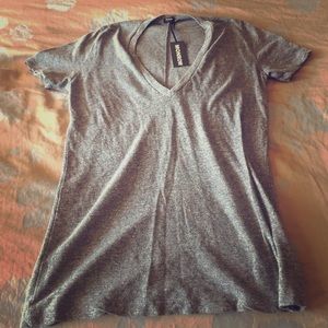 NWT Monrow Classic V Neck Shirt