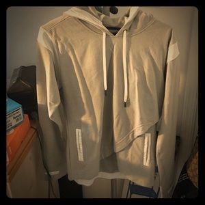 Grey & White Adidas hoodie❕❕🔥