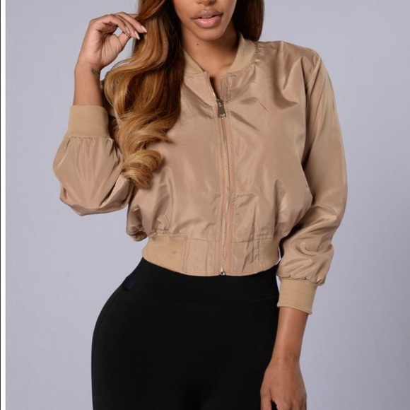 Fashion Nova Jackets & Blazers - Cream bomber jacket!