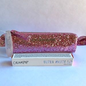 VS Zip Pouch and ColourPop Matte Liquid Lipstick