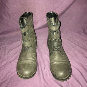 Zip Up Combat Boots. Make me an offer !