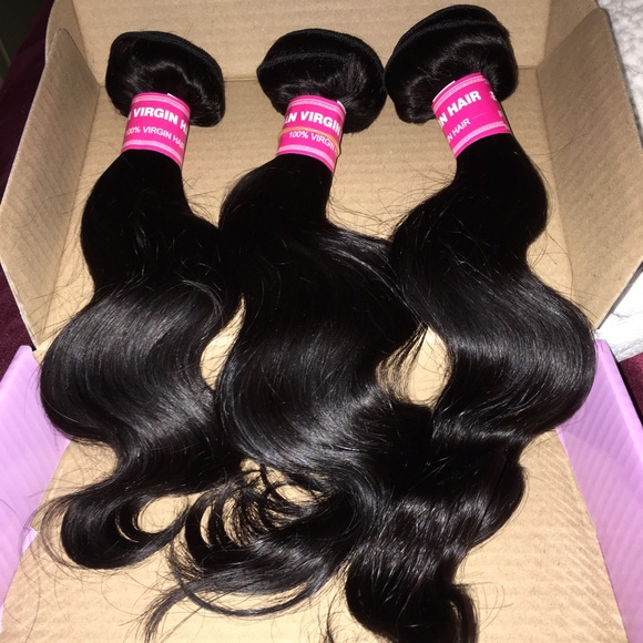 Virgin Brazilian human hair 12' 14' 16'