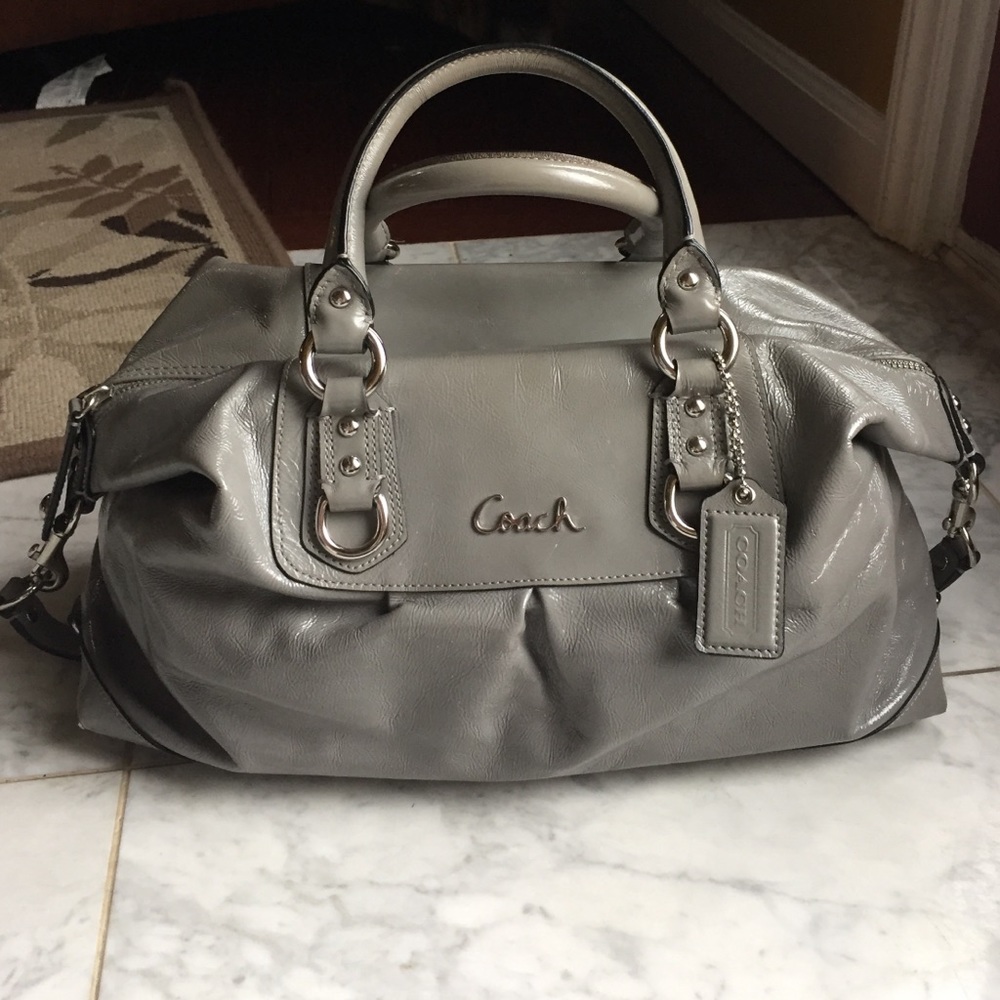 Grey Coach Bag