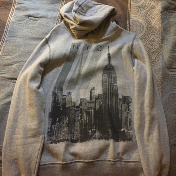 BROOKLYN CALLING N.Y.C Grey Hoodie