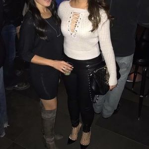 Express Knit Long Sweater size Small