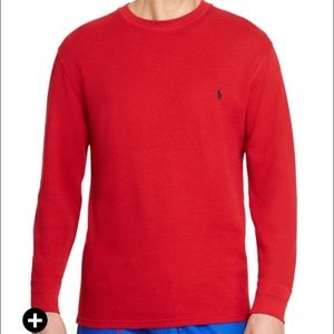 Red thermal polo