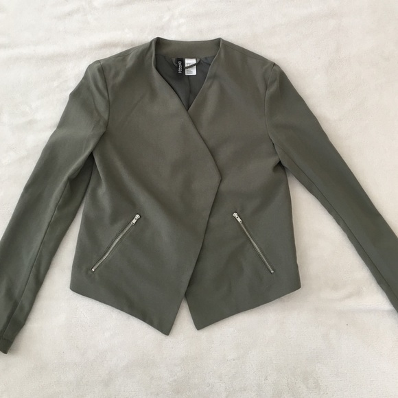 H&M Olive Blazer