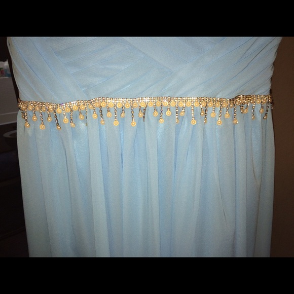 Gorgeous Light blue prom/pageant dress! - Picture 3 of 4
