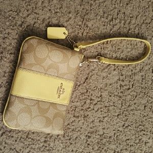 Small Coach Wristlet