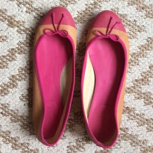 J.Crew Leather Ballet Flats
