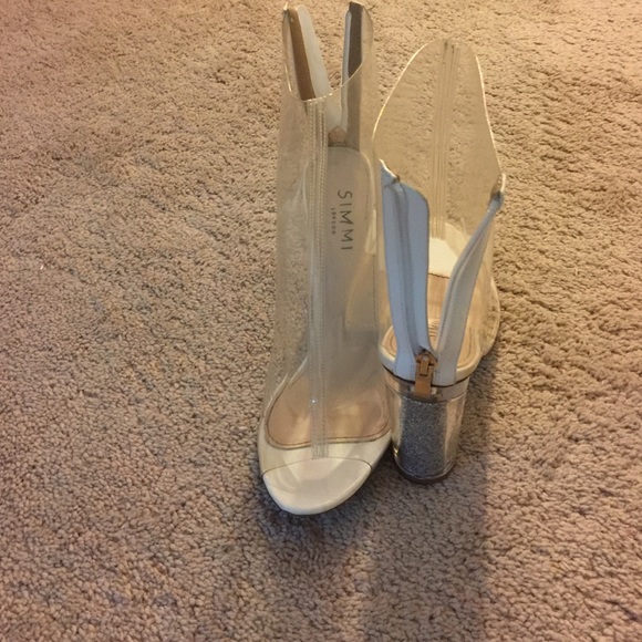 Perspex Glitter Heel - Picture 3 of 3