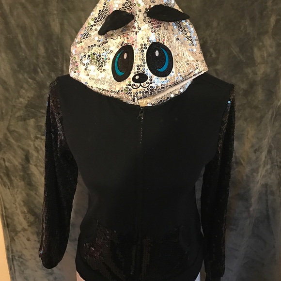 Justice panda hoodie