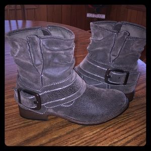 Madeline Gray Ankle Booties