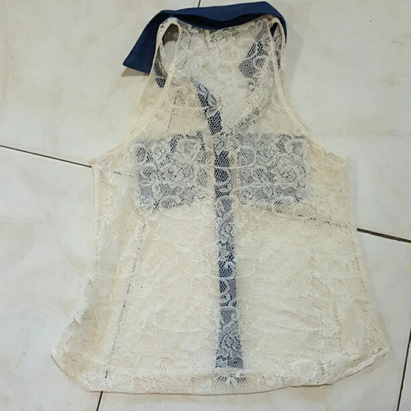 Lace button down - Picture 3 of 3