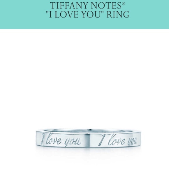 Tiffany & Co. "I Love You" Ring