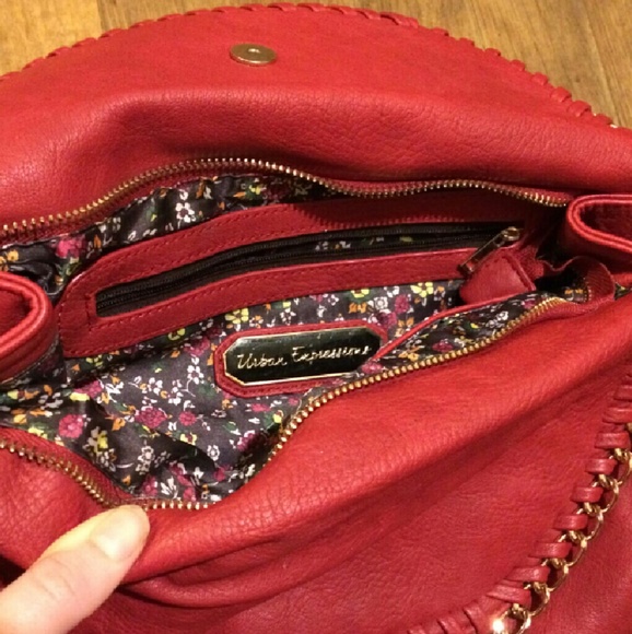 Urban Expression Red Leather Purse